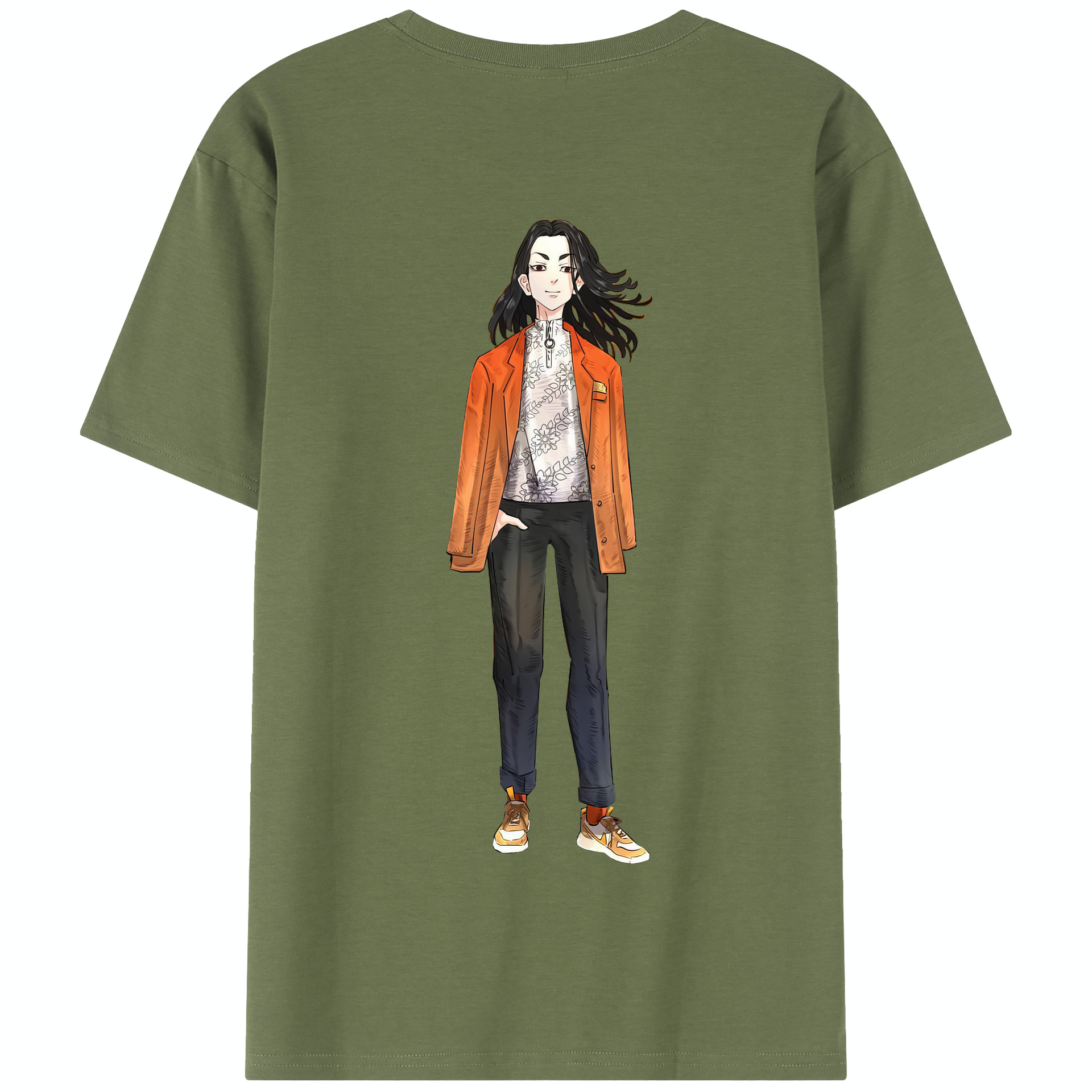 （画像用） 東京リベンジャーズ Tokyo Revengers 綿100％半袖Tシャツ（背面プリント）